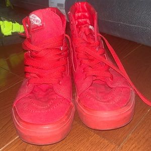 Red High Top Vans